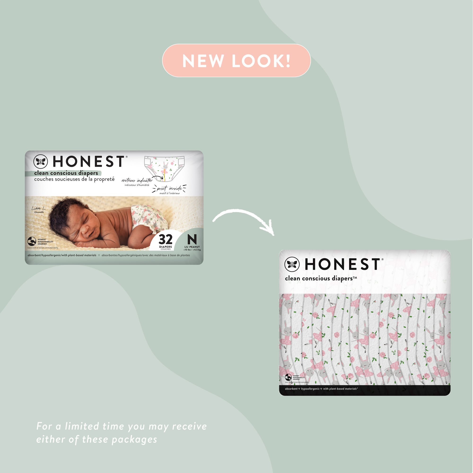 Honest best sale diapers bulk